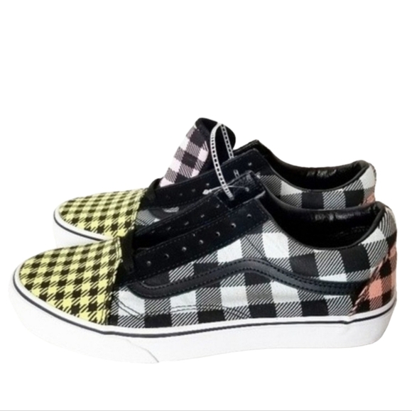 NEW Vans Old Skool Unisex M9/W10.5 Checkered Plaid Buffalo Skate‎ Sneakers - Picture 1 of 14